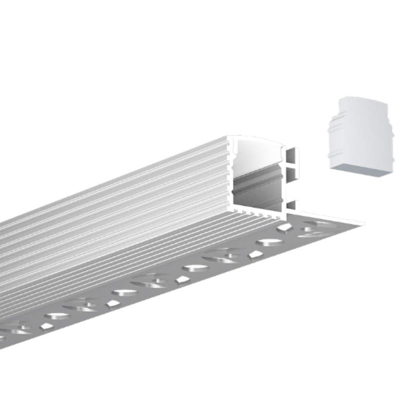 Plaster In Tray Ceiling LED Lighting Profile For 12mm Rope Plaster In Tray Ceiling LED Lighting Profile For 12mm Rope